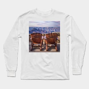 Two Chairs at the Grand Canyon Long Sleeve T-Shirt